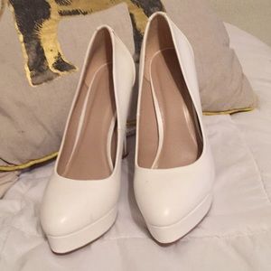 Sky High Patent Leather Platform Heels